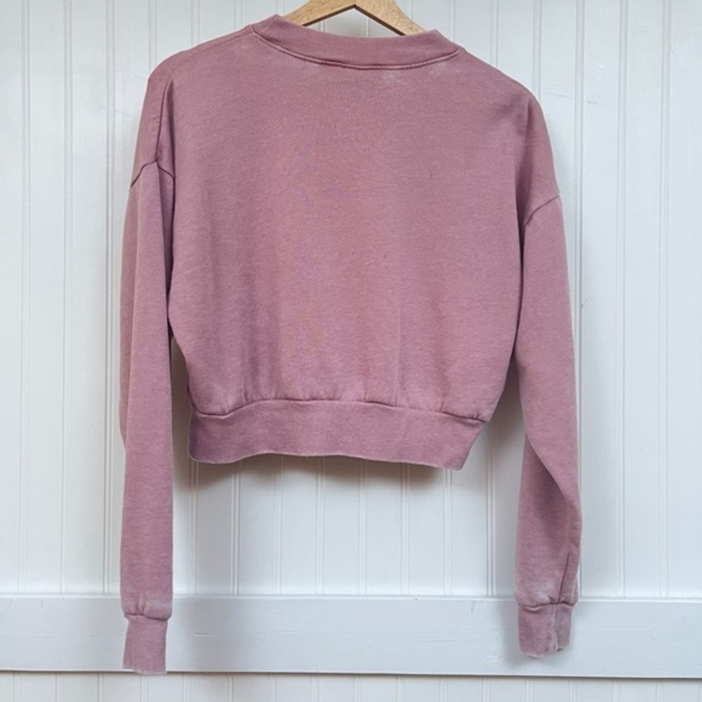 Techstyles Sweatshirt Keystone Travelcore Rainbow Sunset Graphic‎ Women's Pink - Picture 3 of 9